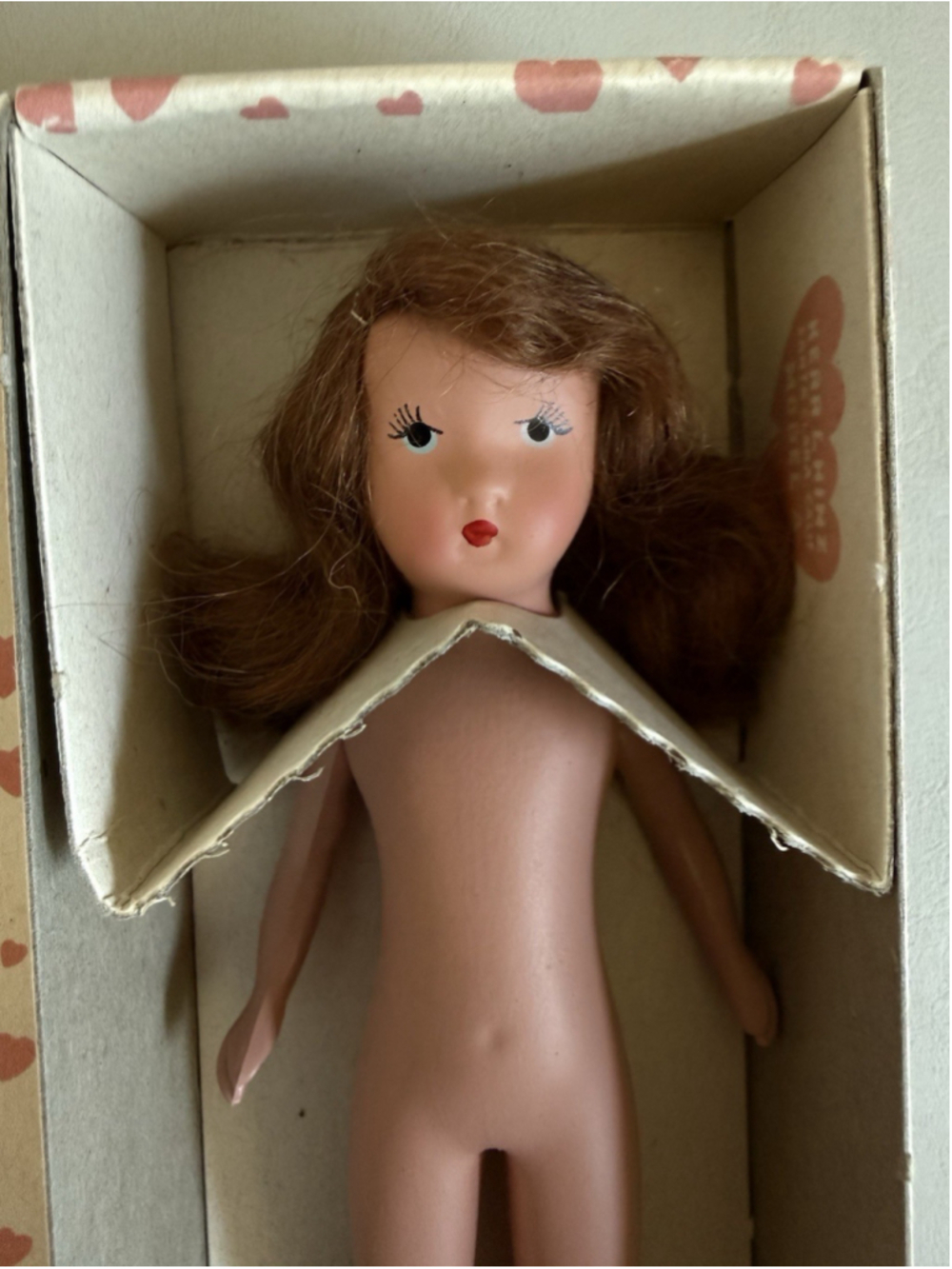 Vintage 1940s “Peg O’ My Heart” Doll by Kerr & Hinz – Miss Auburn – Original Box